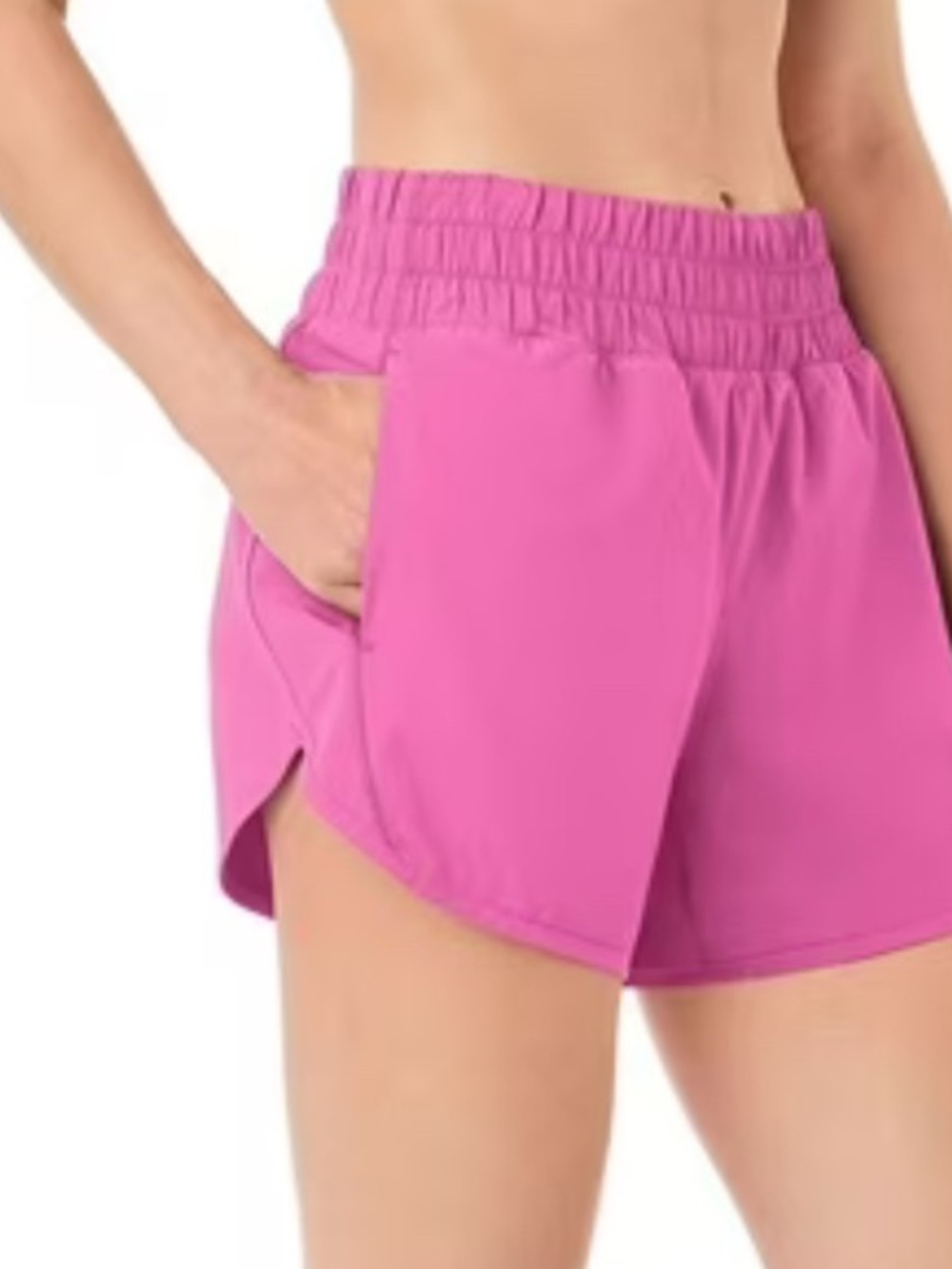 All in motion Pink XXL Women's Athletic Shorts with Elastic Waist